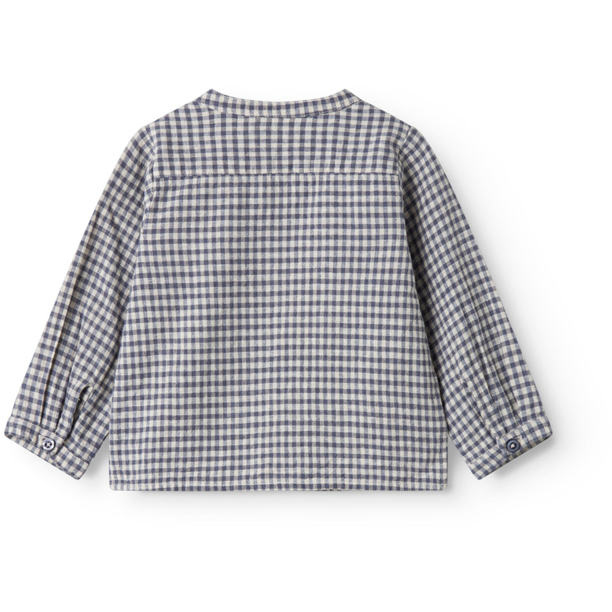 MarMar Cotton Linen Marine Check Totoro Skjorta