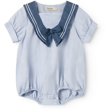 MarMar Linen Blue Mist Raki Onesie