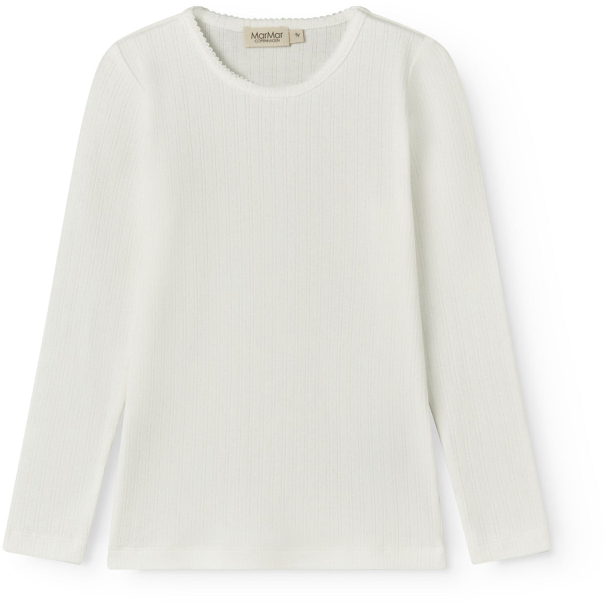 MarMar Modal Pointelle Gentle White Tamra T-shirt