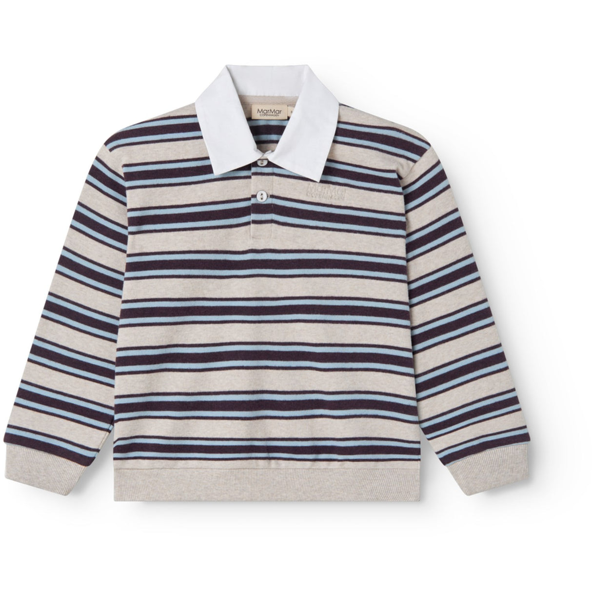MarMar Modal Sweat College Stripe Thanos Pikétröja Blus