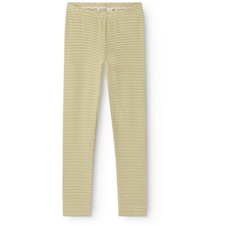 MarMar Modal Fine Rib Olive Stripe Leggings