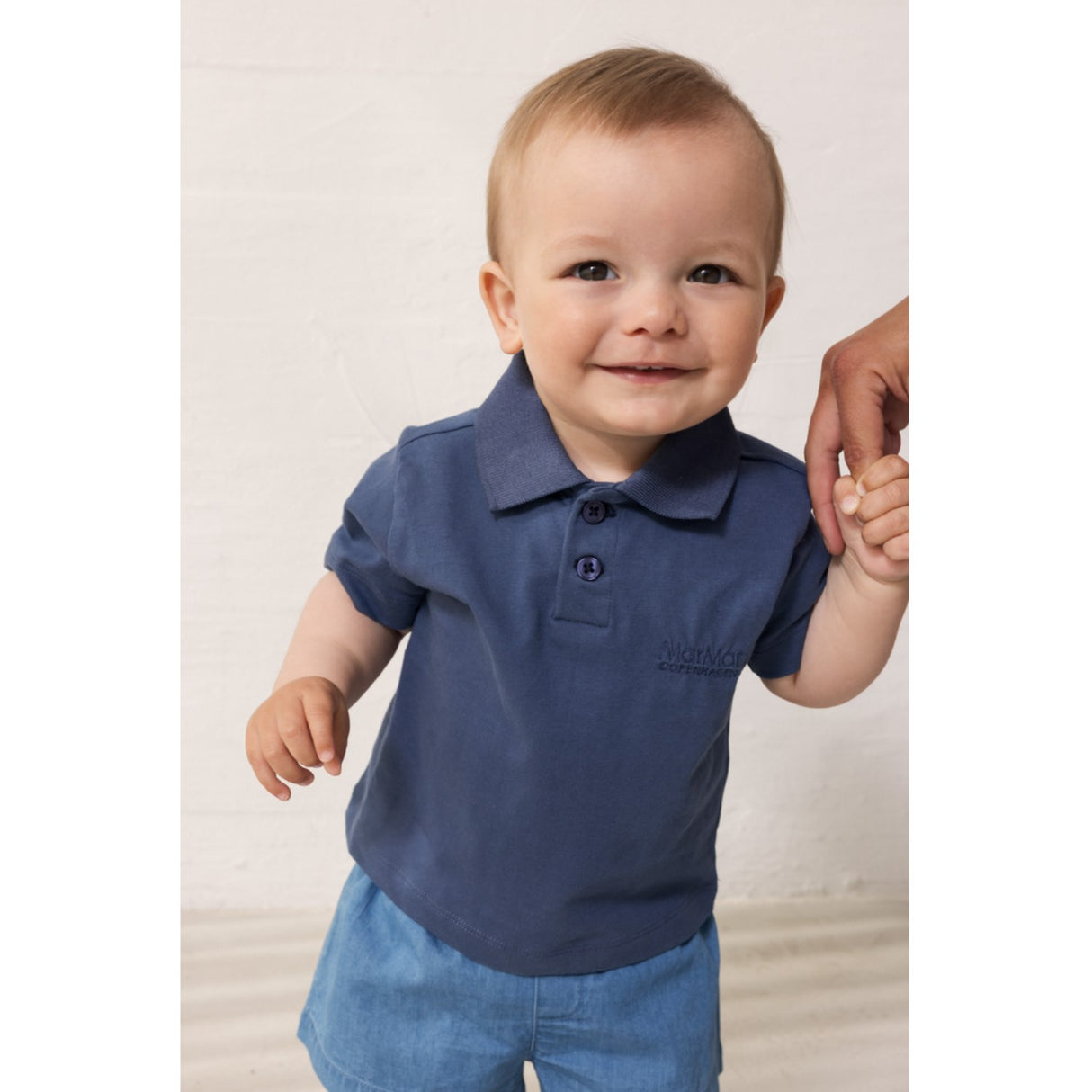MarMar Cotton Jersey Vintage Blue Tad Pikétröja T-shirt