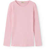 MarMar Modal Fine Rib Pink Stripe Tani T-shirt