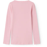 MarMar Modal Fine Rib Pink Stripe Tani T-shirt