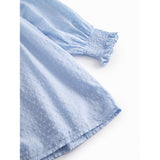 MarMar Fine Dobby Windy Blue Drissy Klänning