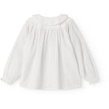 MarMar Fine Dobby White Trissy Blus