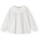 MarMar Fine Dobby White Trissy Blus