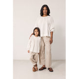 MarMar Fine Dobby White Trissy Blus