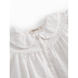 MarMar Fine Dobby White Trissy Blus