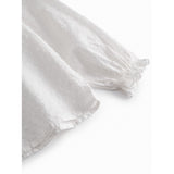 MarMar Fine Dobby White Trissy Blus