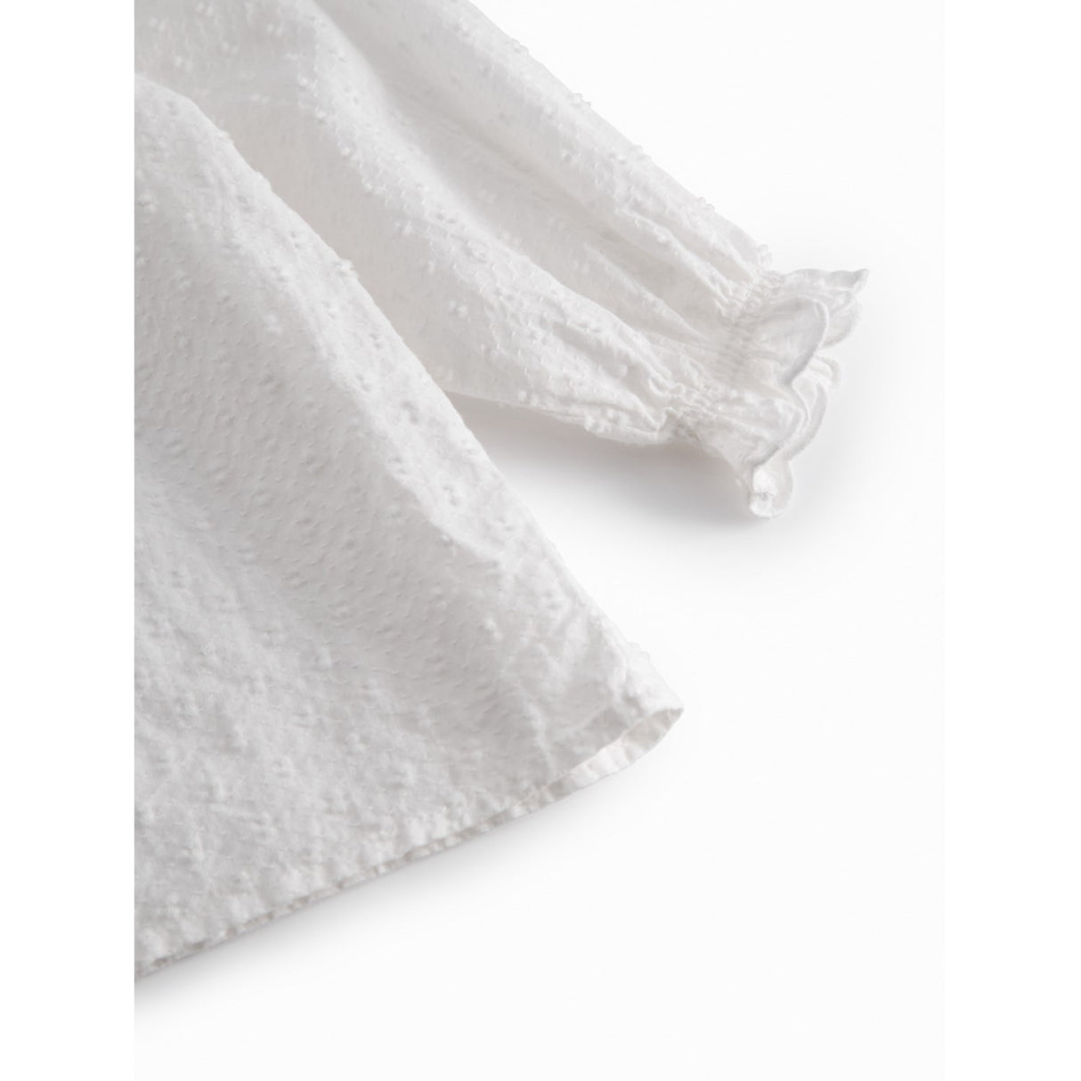 MarMar Fine Dobby White Tia Blus