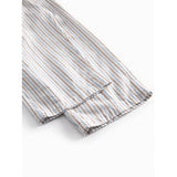 MarMar Cotton Blue Iris Stripe Plano Byxor