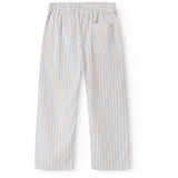 MarMar Cotton Blue Iris Stripe Plano Byxor