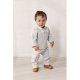 MarMar Cotton Blue Iris Stripe Panto Byxor