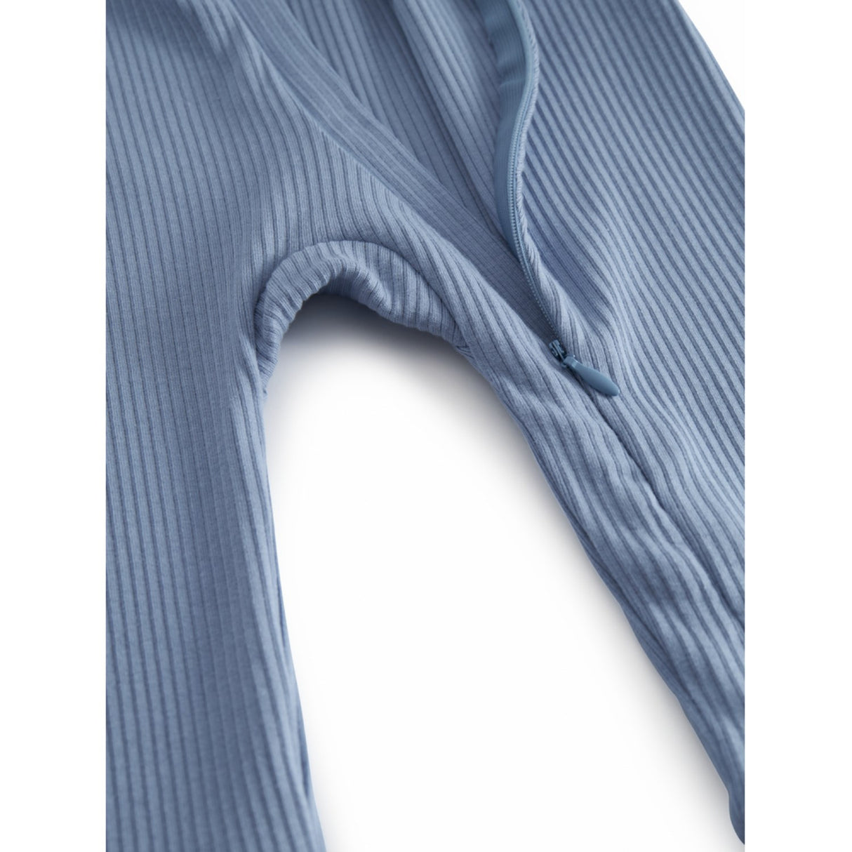 MarMar Modal Blue Iris Rompy Zip Onesie