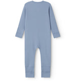 MarMar Modal Blue Iris Rompy Zip Onesie