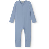 MarMar Modal Blue Iris Rompy Zip Onesie