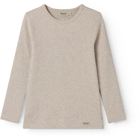 MarMar Modal Melange Light Beige Mel. Plain Blus