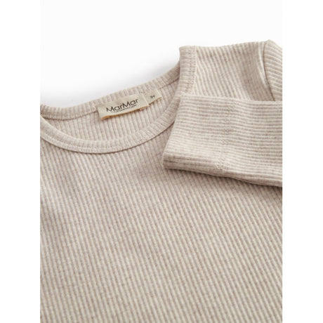 MarMar Modal Melange Light Beige Mel. Plain Blus