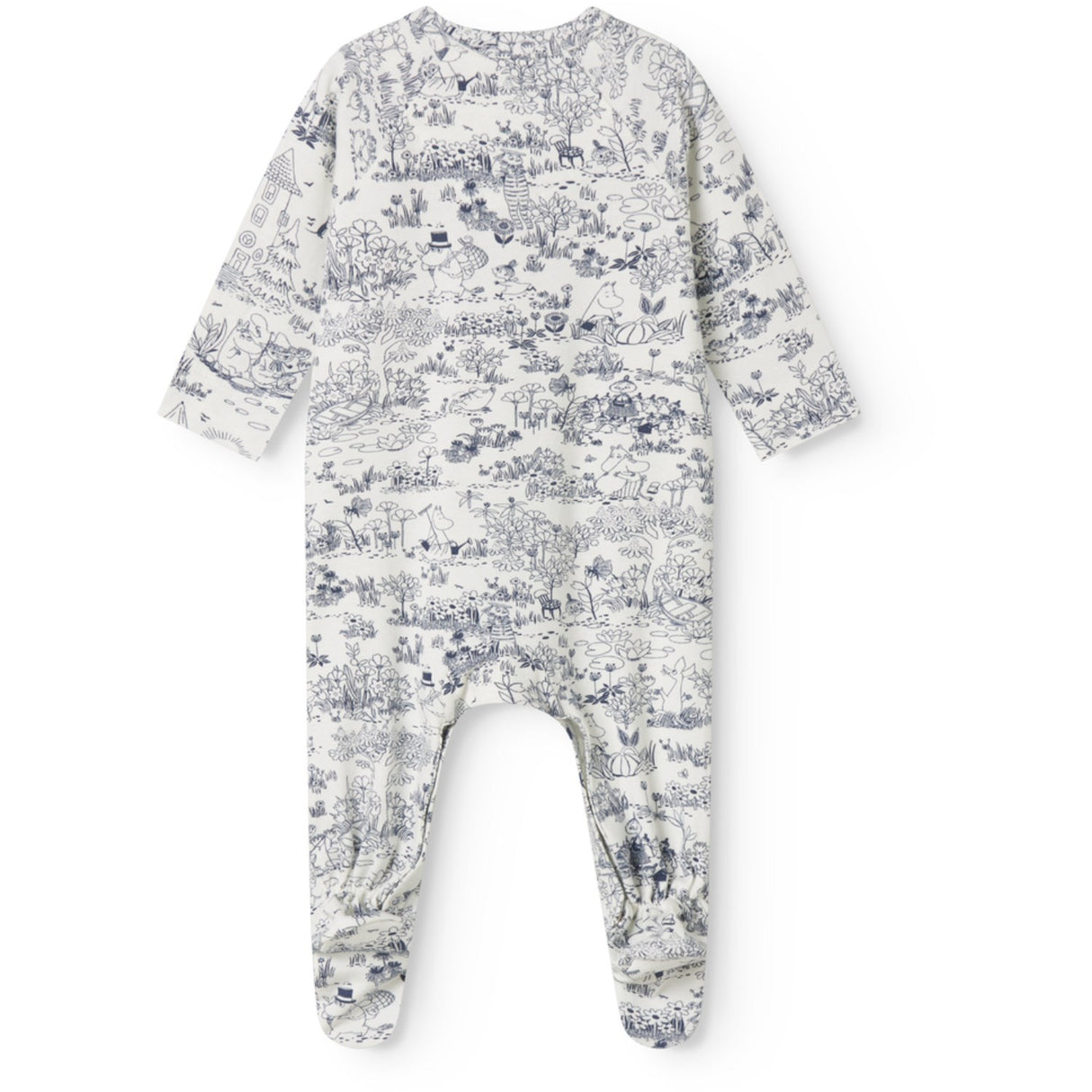 MarMar Newborn Modal Smooth Print Moominvalley Renas Onesie