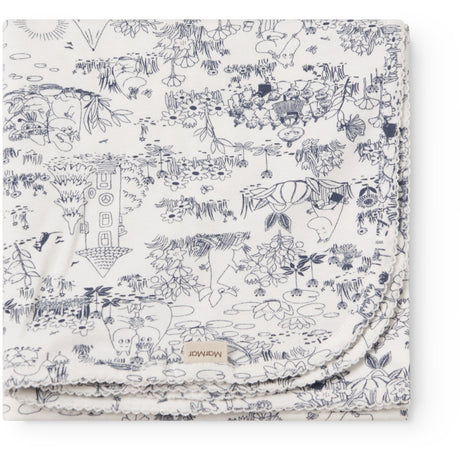 MarMar Newborn Modal Smooth Print Moominvalley Alida Filt