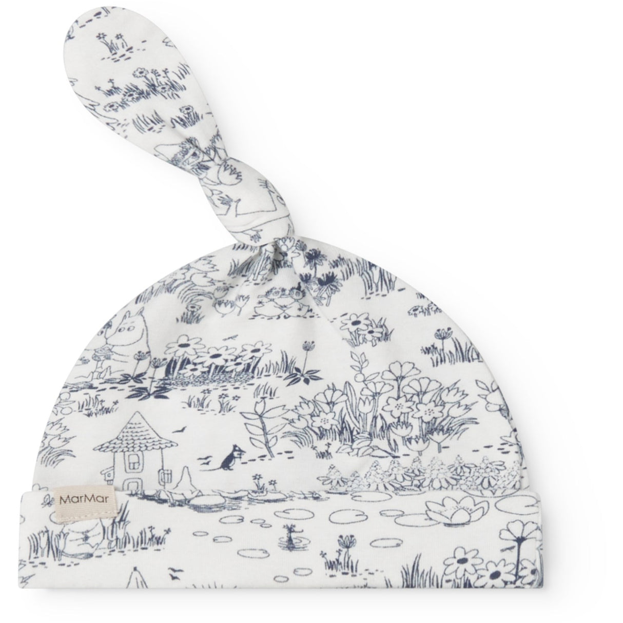 MarMar Newborn Modal Smooth Print Moominvalley Aiki Mössa