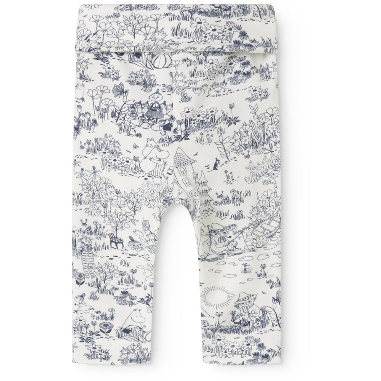 MarMar Newborn Modal Smooth Print Moominvalley Piva Byxor
