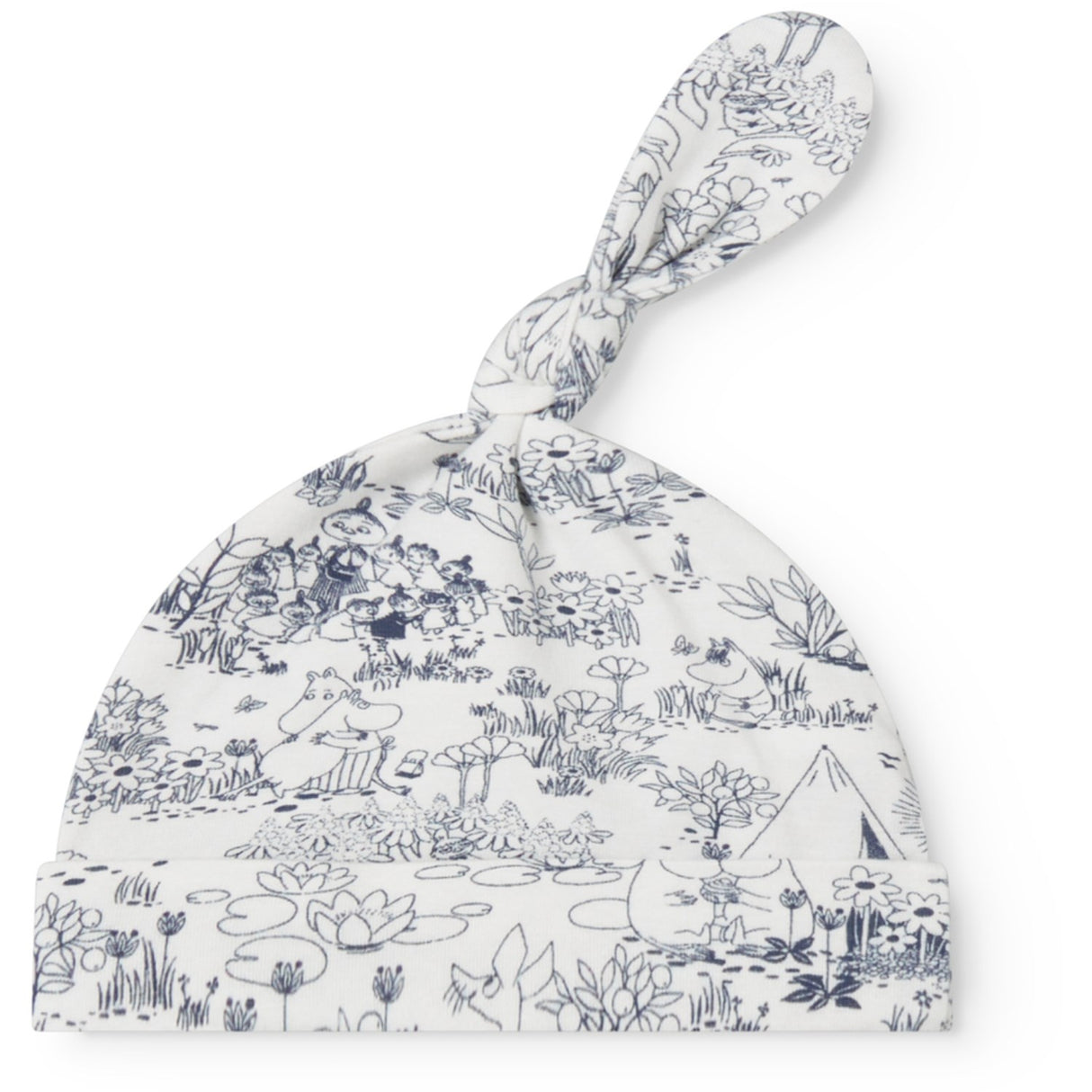 MarMar Newborn Modal Smooth Print Moominvalley Aiki Mössa