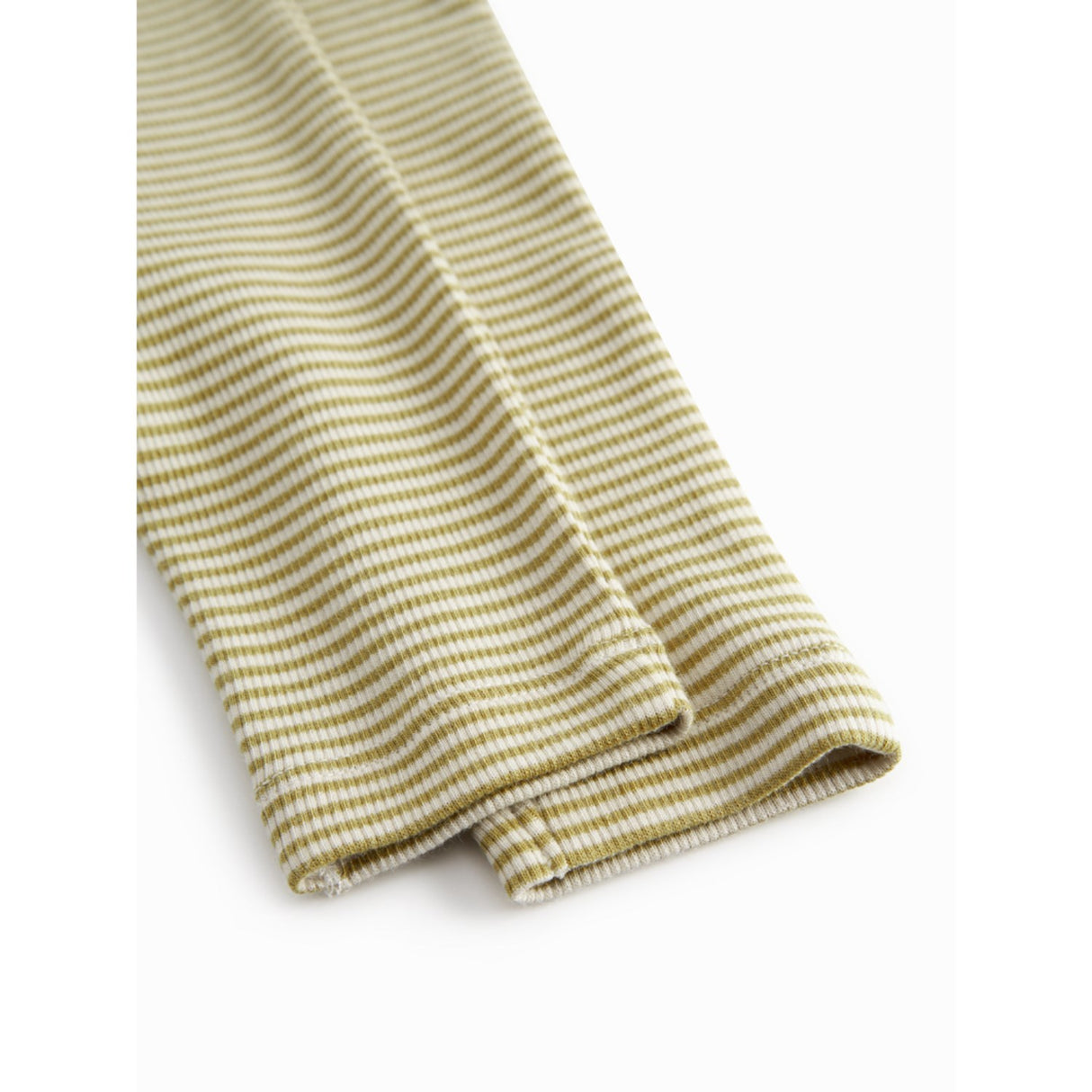 MarMar Newborn Modal Fine Rib Olive Stripe Piva Byxor