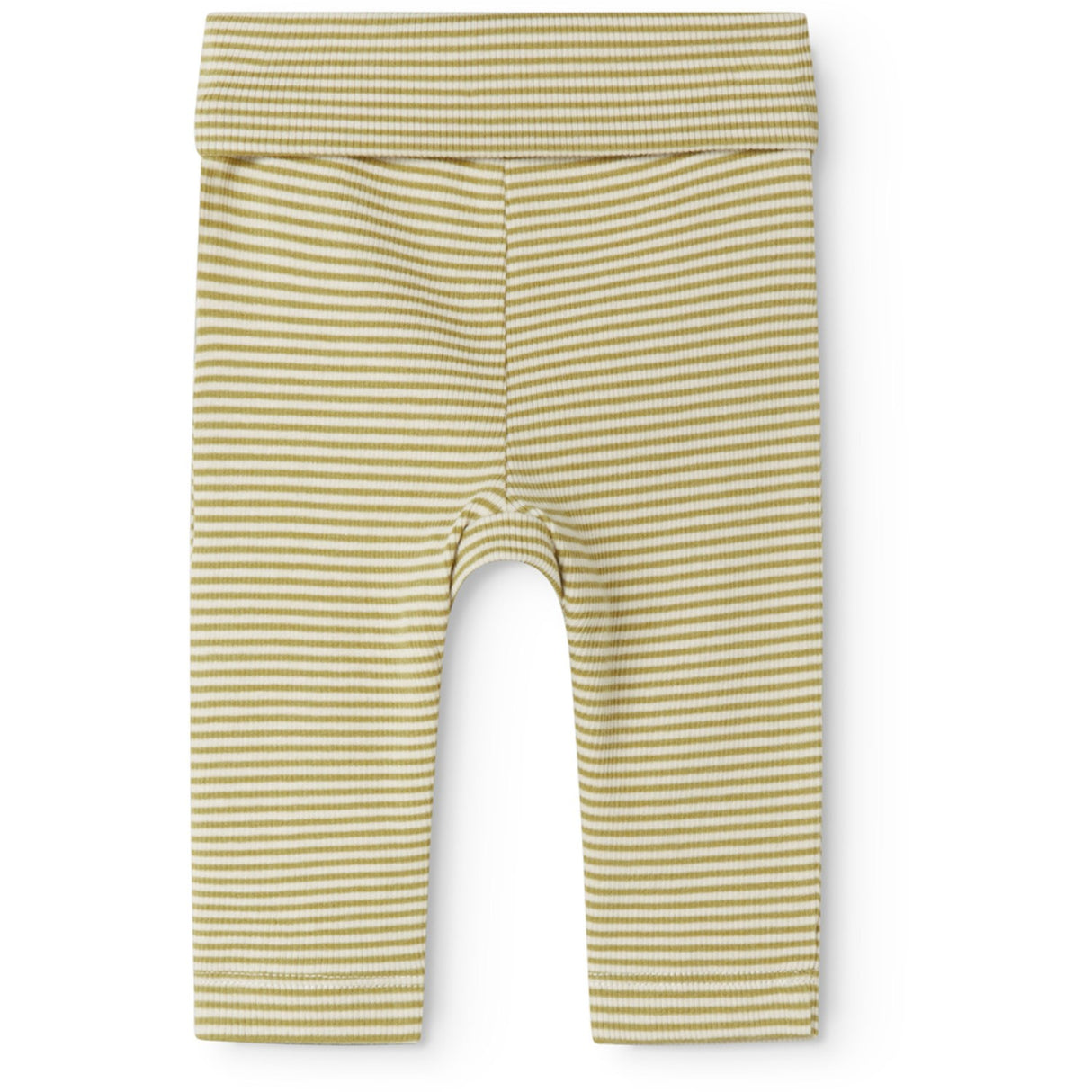 MarMar Newborn Modal Fine Rib Olive Stripe Piva Byxor