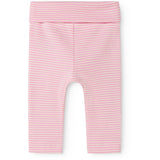 MarMar Newborn Modal Fine Rib Pink Stripe Piva Byxor