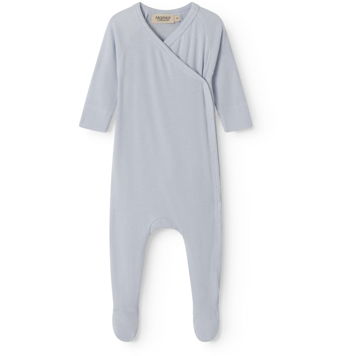MarMar Newborn Micro Modal Blue Mist Rubello Onesie