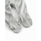 MarMar Newborn Modal Pointelle Rib Morning Dew Rubello Onesie