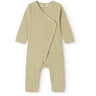 MarMar Newborn Modal Fine Rib Olive Stripe Rikke Onesie
