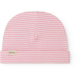 MarMar Newborn Modal Fine Rib Pink Stripe Aiko Mössa