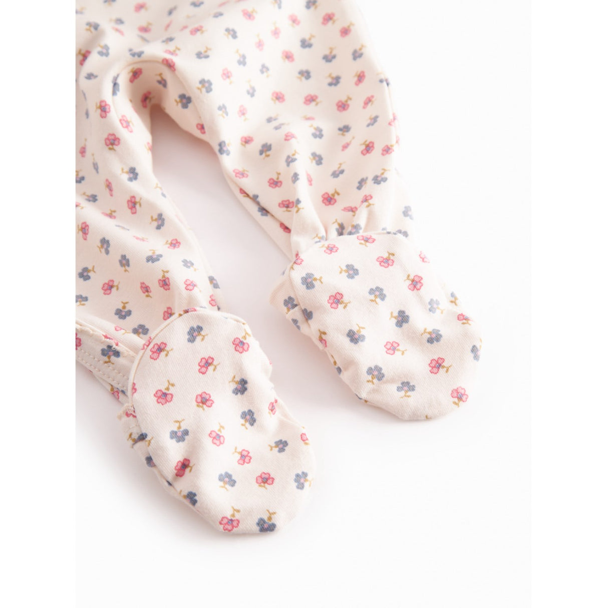 MarMar Newborn Modal Smooth Print Mini Flower Rubetta Onesie