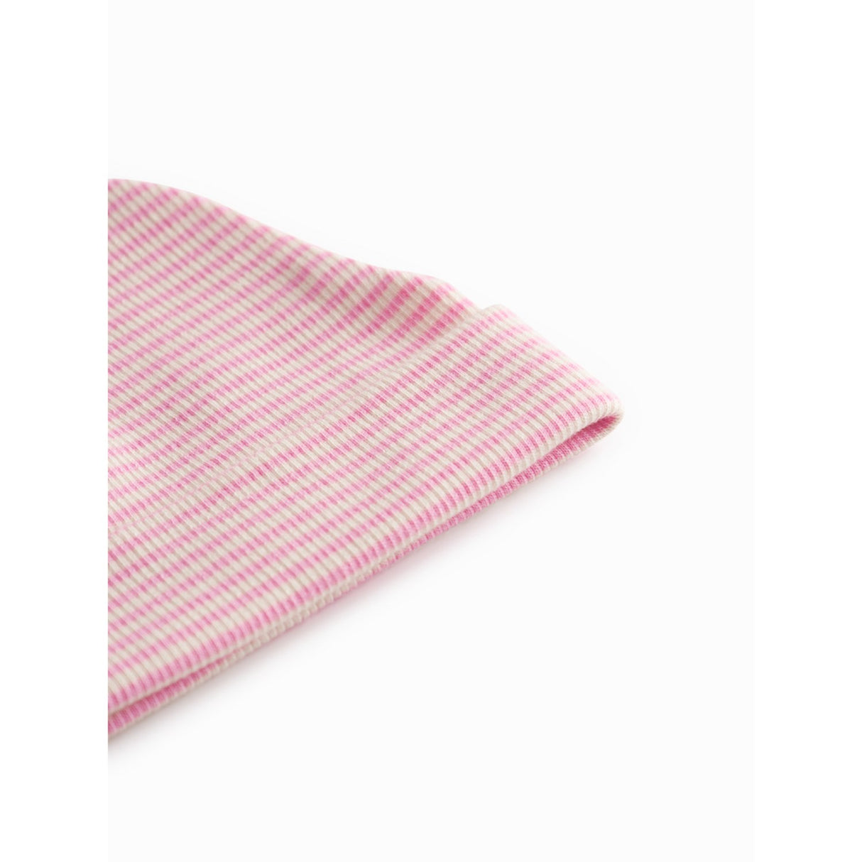 MarMar Newborn Modal Fine Rib Pink Stripe Aiko Mössa