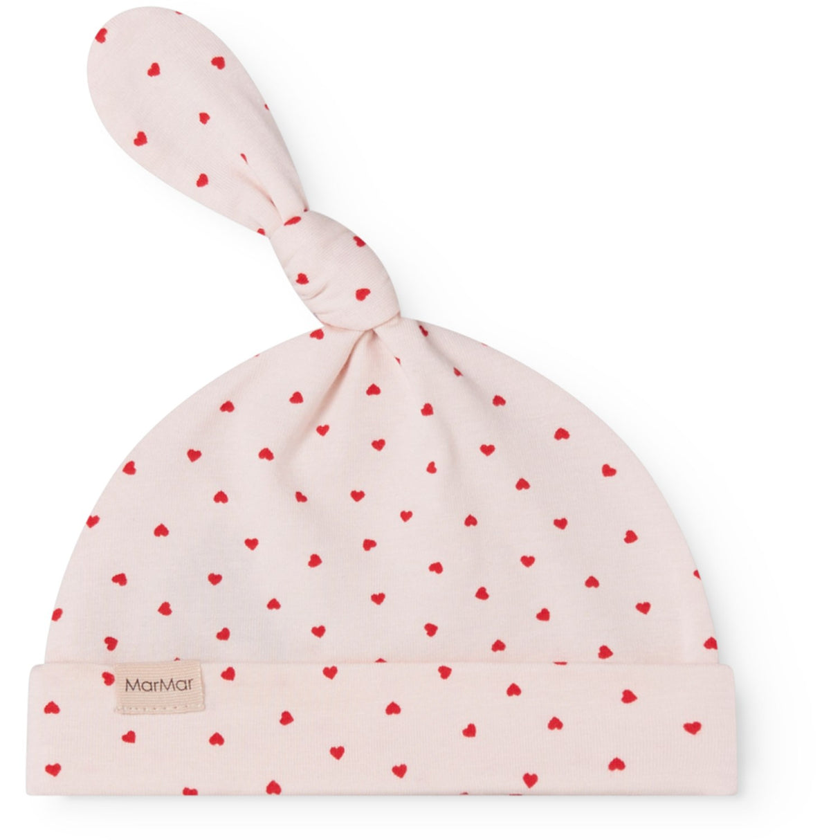 MarMar Newborn Modal Smooth Print Happy Hearts Aiki Mössa