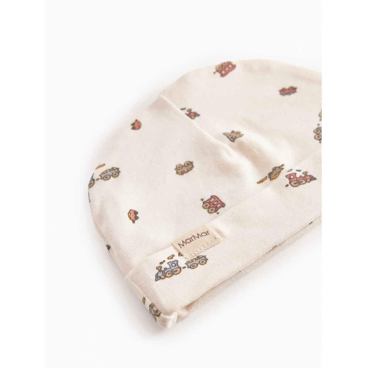 MarMar Newborn Modal Smooth Print Trains Aiko Mössa