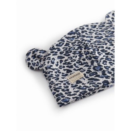 MarMar Newborn Leopard Blue Leo Leo Aiko Ear Mössa