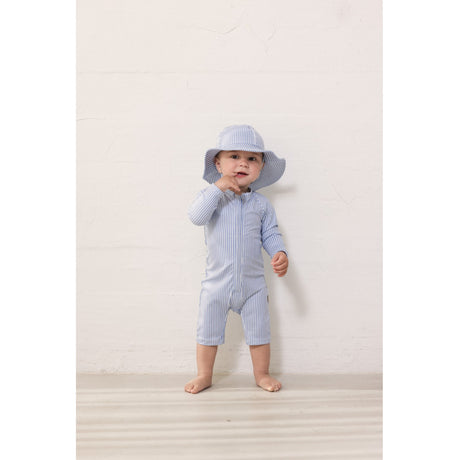 MarMar Swim Print Bolich Blue Stripe Swal Dräkt