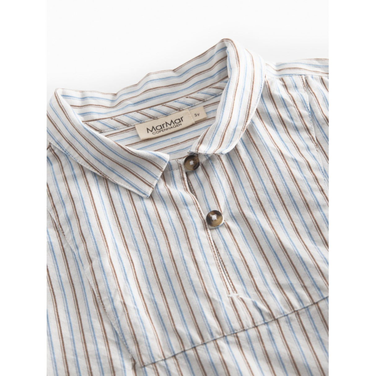 MarMar Cotton Blue Iris Stripe Tovas Skjorta