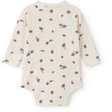 MarMar Newborn Modal Smooth Print Trains Belito Body