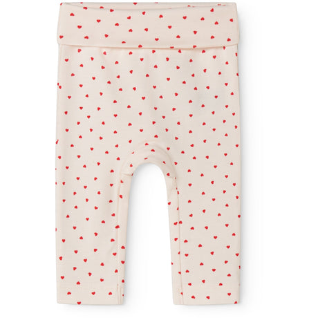 MarMar Newborn Modal Smooth Print Happy Hearts Piva Byxor