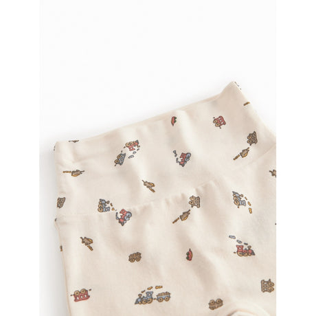 MarMar Newborn Modal Smooth Print Trains Piva Byxor