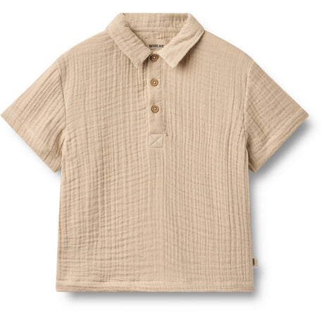 Wheat Warm Sand Sett Skjorta S/S & Shorts Svend