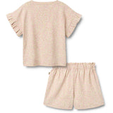 Wheat Coral Flowers Sett T-shirt & Shorts Ally