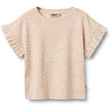 Wheat Coral Flowers Sett T-shirt & Shorts Ally