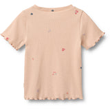 Wheat Rose Flowers Sett T-shirt S/S & Byxor Alicia