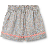 Wheat Air Blue Flowers Sett Skjorta S/S & Shorts Vilma